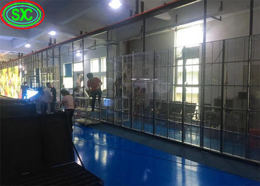 Shopping Mall Outdoor Full Color Waterproof P3.91-7.82 Mesh Screen LED trasparente