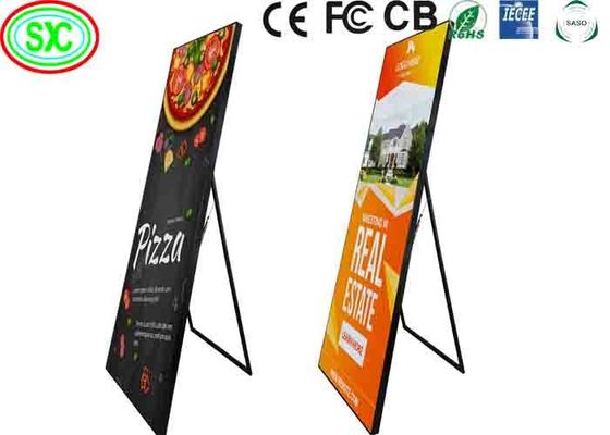 Pubblicità ad alta definizione verticale P2.5 P3 LED Poster Display Can Display rental led display screen