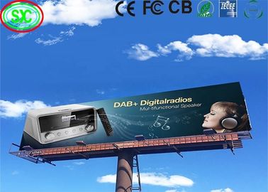 P12 Display a LED a colori a prova d'acqua all'aperto, alta frequenza di aggiornamento, cartellone pubblicitario LED