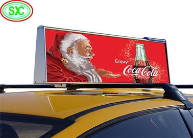 Schermi per taxi Display LED per cartelloni automobilistici a basso costo, schermi a LED per il tetto dei taxi