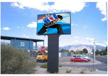 P2 Indoor Full Color LED Billboard Die-Cast Aluminum Billboard Plain Steel Cabinet 128 X 64 Matrice