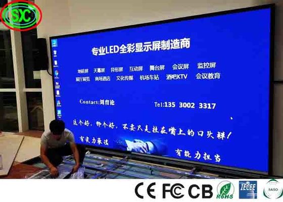 P2-P6 Screen a LED portatile per video a parete ad alta luminosità per pubblicità