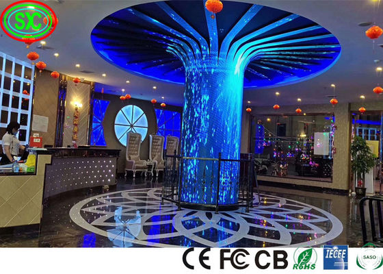 Display LED Full Color HD interno con elevato tasso di aggiornamento, adatto alla hall dell'hotel, al concerto