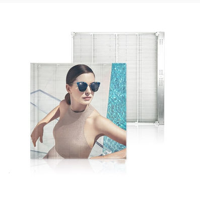 Shopping Mall Outdoor Full Color Waterproof P3.91-7.82 Mesh Screen LED trasparente