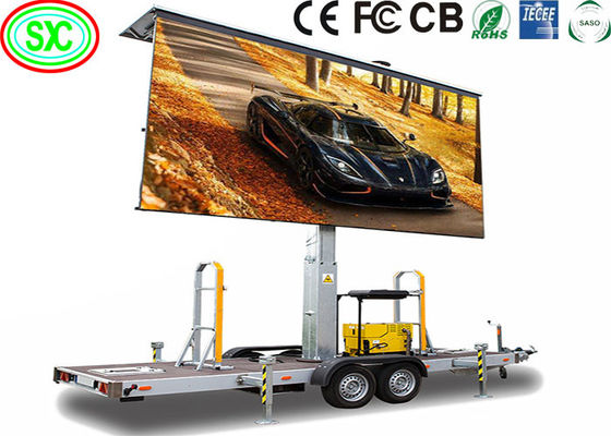 Display a LED a pieno colore a prova d'acqua per esterni P6 montato su camion 7500 Nits