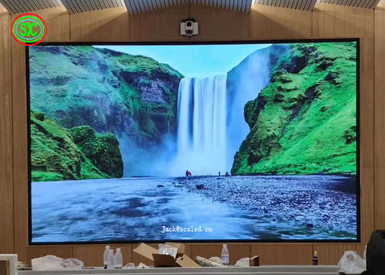 P2 P2.5 Visualizzazione a LED video a parete video ad alta risoluzione Sala riunioni interna Visualizzazione a LED a colori interiori