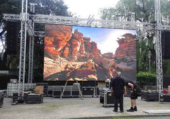 Prezzo buono P4 Outdoor Full Color Haning Led Screen Standard Cabinet in alluminio fuso a fuso in linea