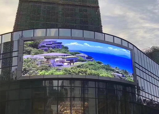 Outdoor P10 Full Color SMD Acque resistenti LED Video pubblicità cartellone 320 * 160mm