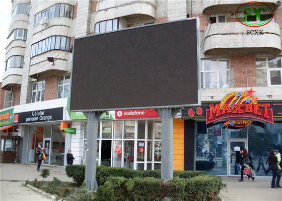P6 Cartelloni pubblicitari a LED ad alta luminosità per esterni 192*192mm con garanzia di 3 anni