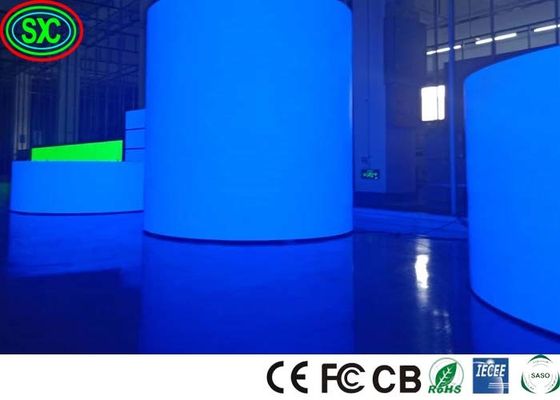HD 3 anni di garanzia Full Color 3840hz P3.91 Indoor Curved Led Display Screen For Stage