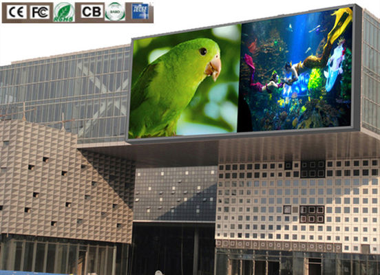 Edificio P10 SMD schermo LED pubblicitario Billboard Super Visione Chiara 3 anni di garanzia