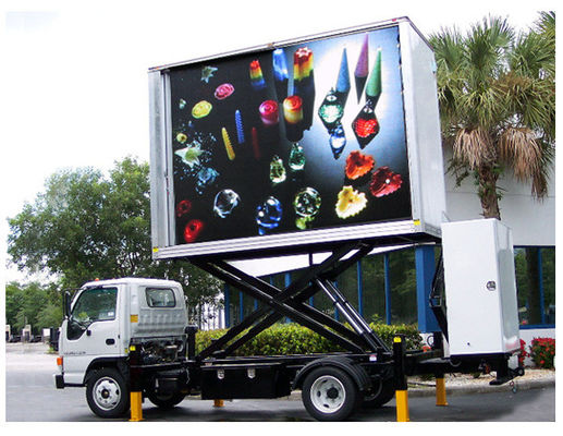 Esterno Full HD video a colori camion montato schermi a led pubblicità multimediale P10