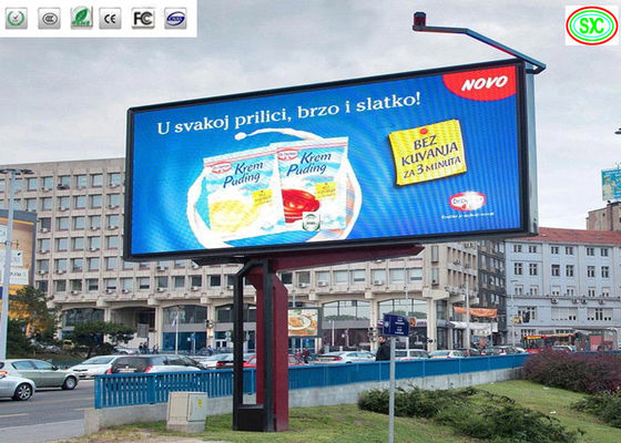 Dischi pubblicitari a LED a colori pieni per esterni IP65 P10 stradale autostrada SMD3535