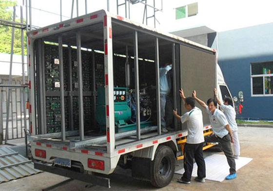 P6 Full Color Van Outdoor Mobile Truck Pubblicità LED Display LED Video Panel del rimorchio