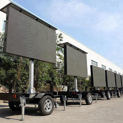P10 all'aria aperta, impermeabile, leggero, rimorchio, camion mobile, schermo pubblicitario LED ad alta definizione