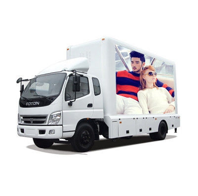 Esterno Full HD video a colori camion montato schermi a led pubblicità multimediale P10