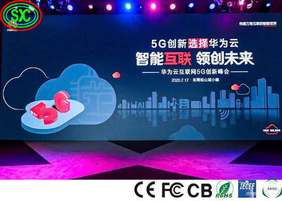 Full Color 25W 1000CD/M2 P3.91 P4.81 Scenic LED Screens Scenic background led screen