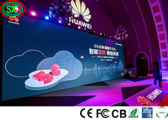Full Color 25W 1000CD/M2 P3.91 P4.81 Scenic LED Screens Scenic background led screen