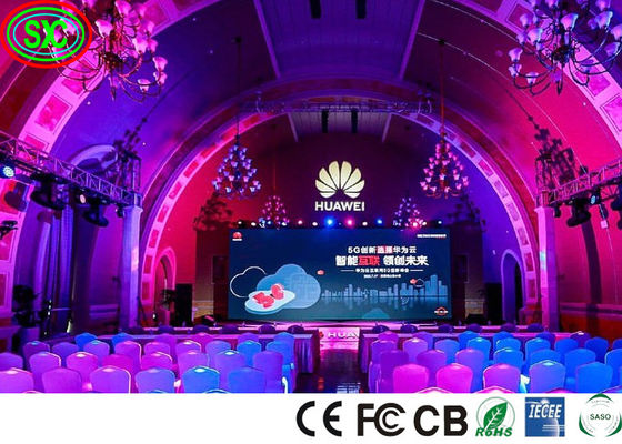 Full Color 25W 1000CD/M2 P3.91 P4.81 Scenic LED Screens Scenic background led screen