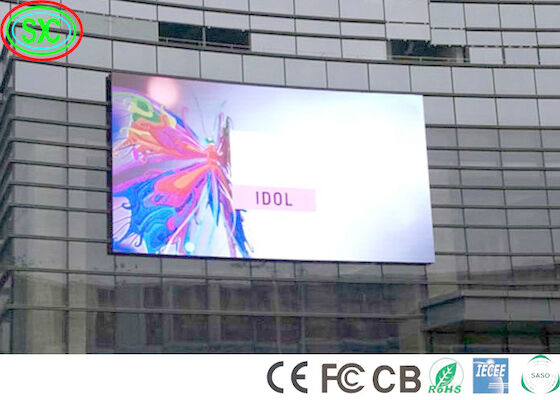 P6 all'aperto SMD2727 1R1G1B 7000cd/m2 Pannelli LED a colori completi all'aperto display a colori completi