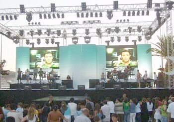 HD Alta luminosità a colori esterni a colori P8 Event Rental LED Video Wall Screen