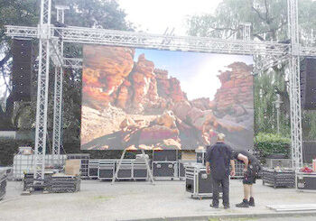 HD Alta luminosità a colori esterni a colori P8 Event Rental LED Video Wall Screen