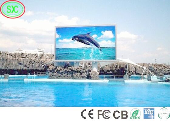 Display a led IECEE P8 P10 40000dots/sqm SMD3521 display video all'aperto a led display all'aperto a led