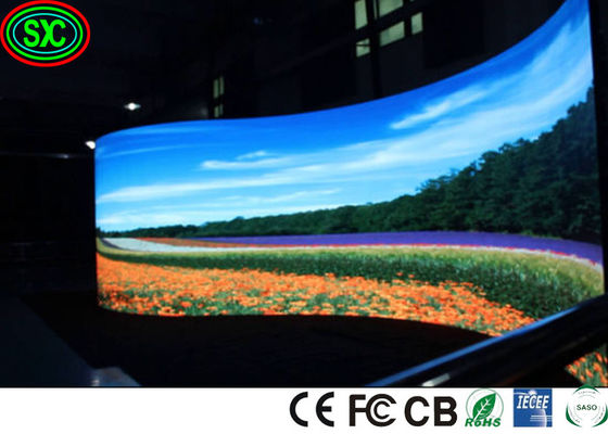 Prezzo buono Parete di alluminio locativa dell'interno all'aperto del Governo LED della pressofusione della fase P4.81 P3.91 P5.95 LED della curva video in linea