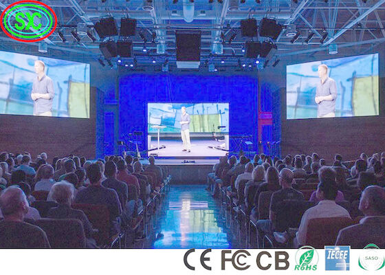IP34 Concerto sul palco Backstage P3.9 Led Video Panel Wall Wide Viewing Angle schermo a led sul palco