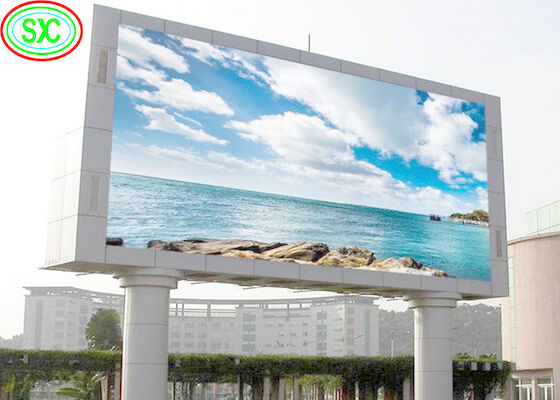 Arredamento esterno in acciaio impermeabile Pubblicità Led Display SMD Full Color Led Panels pubblicità schermo led