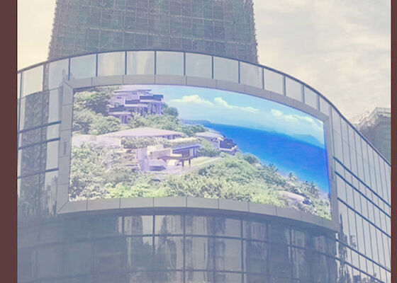Cornice speciale all'aperto a colori P10 Pubblicità edilizia LED Display Billboard