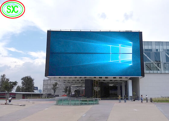 P6 P8 P10 Pubblicità all'aperto Impermeabile 960x960mm Armadio Fissa scheda a led a LED schermo pubblicitario commerciale