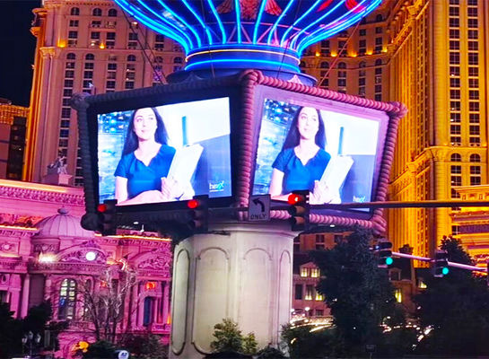 Schermo pubblicitario LED per esterni P10, passo pixel 10mm, impermeabile IP65