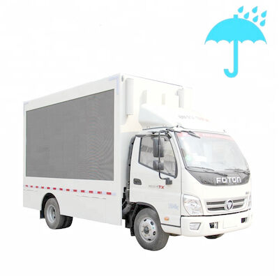 P10 Veicolo pubblicitario Touring Mobile Outdoor Ignifugabile LED Video Parete Cinema Auto