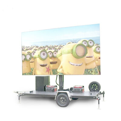 P10 Veicolo pubblicitario Touring Mobile Outdoor Ignifugabile LED Video Parete Cinema Auto