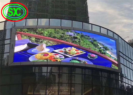 Display LED ad alta luminosità all'aperto SMD RGB P10 a colori pieni per la pubblicità