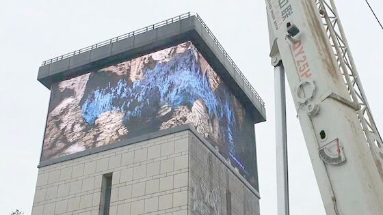 Impedimento all'acqua all'aperto IP65 Full Color P10 LED Display video wall CE Rohs approvato