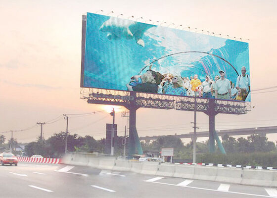 Display LED ad alta luminosità P6 2x3m pubblicitario all'aperto