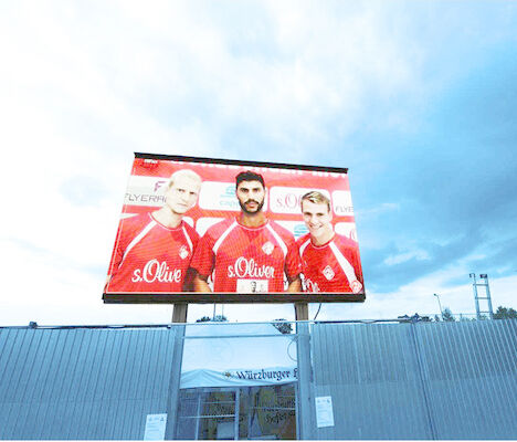 Display LED ad alta luminosità P6 2x3m pubblicitario all'aperto