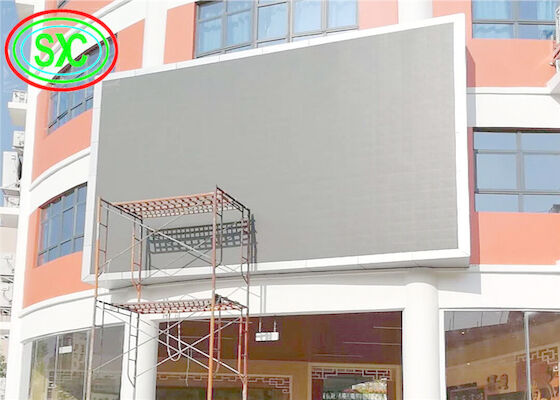 Edificio esterno P6 SMD Pubblicità Billboard Grande dissipazione del calore a colori pieni