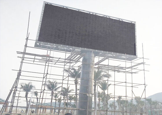 P5 Display LED all'aperto a colori pieni schermo Grande angolo di visione Installazione fissa LED Billboard