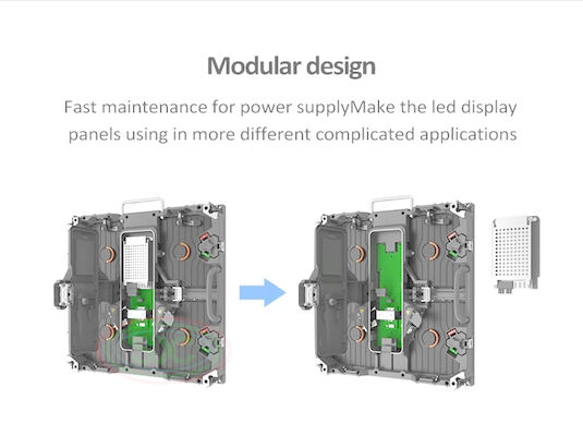 Display a LED ad alta luminosità SMD2121 a picco fine in alluminio a fusione stampata certificato CE/ROHS/FCC