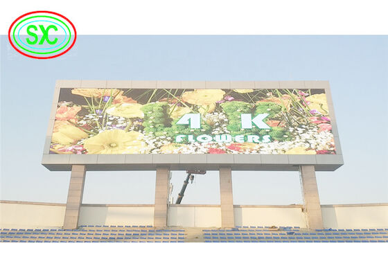 Edificio esterno P6 SMD Pubblicità Billboard Grande dissipazione del calore a colori pieni