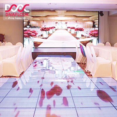 Acque resistenti Indoor Outdoor P4.81 Night Club Festa di nozze LED Piano da ballo schermo renale