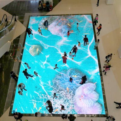 Indoor HD P6.25 SMD3528 Full Color LED Dance Floor 1000mmx 500mm Scatola