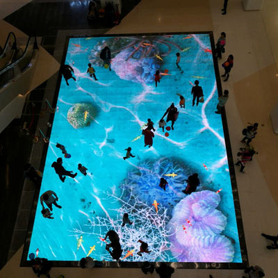 Prezzo buono Pavimento da ballo a LED a colori SMD3528 P6.25 HD per interni, 1000mm x 500mm, pavimento da ballo a LED interattivo in linea