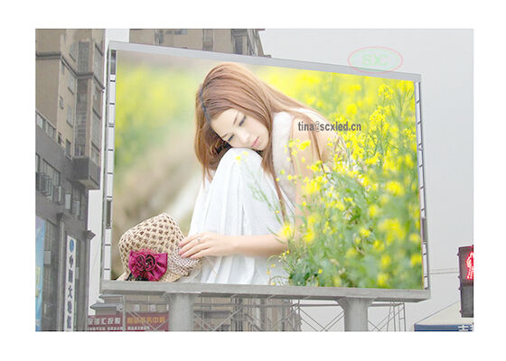 SMD IP65 Outdoor Full Color LED Display Screen P10 Edificio Pubblicità LED Cartellone