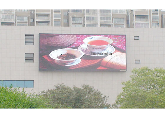 SMD IP65 Outdoor Full Color LED Display Screen P10 Edificio Pubblicità LED Cartellone