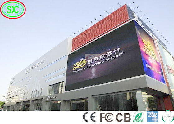Full Color 6000cd/M2 10mm Pixel Pubblicità Led Panel SMD3535 schermo a led pubblicità esterna