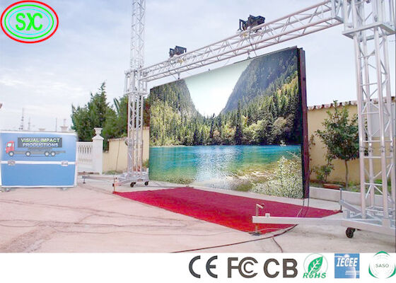 SMD3535 Full Color P8 LED Display 8000cd LED Billboard 3 anni di garanzia